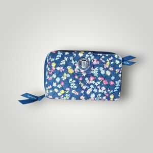 Vera Bradley RFID Turnlock Wallet In Scattered Wildflowers